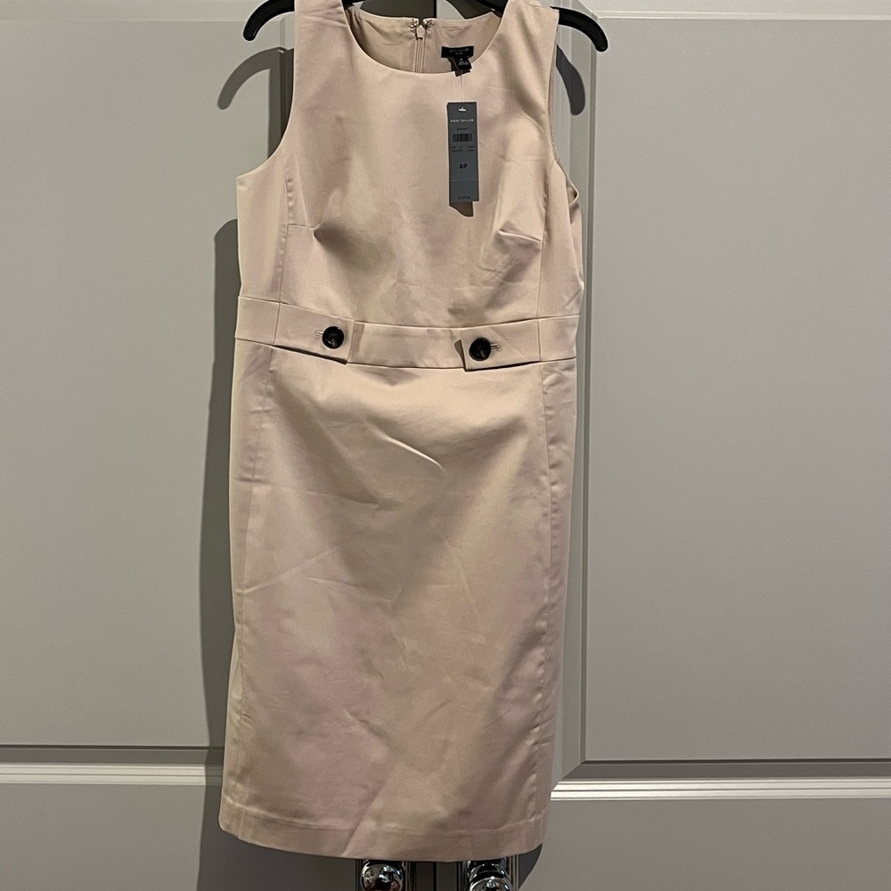 NWT Ann Taylor Khaki Jumper
